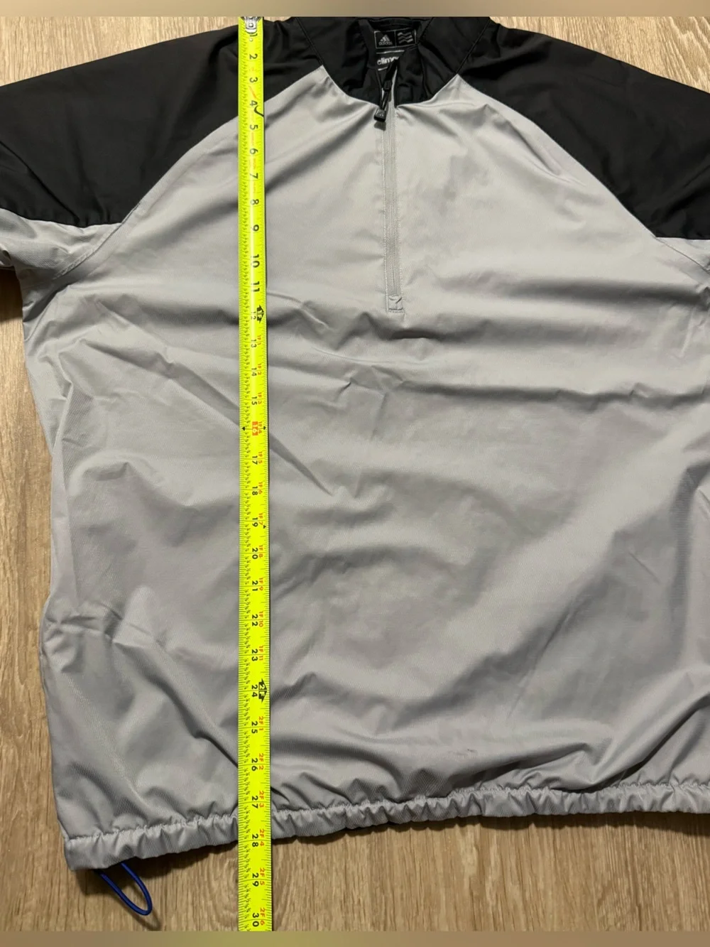 adidas Men's Climastorm Provisional Short Sleeve Rain Jacket Windbreaker Large
